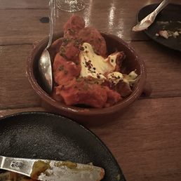 Patatas bravas with a hint of smoke Patatas bravas with a hint of smoke