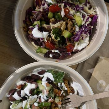 CAVA - Two chicken bowls - Mediterranean Near Me - Irvine, California CAVA - Two chicken bowls - Mediterranean Near Me - Irvine, California