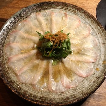 ETARU - Black Kampachi sashimi - Japanese Near Me - Hallandale Beach, Florida