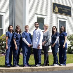 Center For Progressive Dentistry - Our team, from left to right: Julie, Amy, Stevie, Dr. Scardella, Kathy, Keri, Bridget