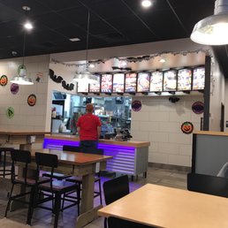 Front of order area.