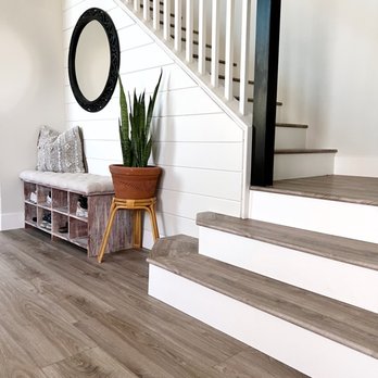 Precision Flooring - LVP flooring throughout home including stairs & baseboards - Flooring Near Me - Temecula, California