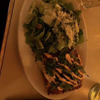 Manuscript - Pizza with side salad - Cocktail Bars Near Me - Tacoma, Washington