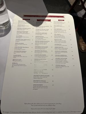 Menu photo 6 Casarecce Boston, MA