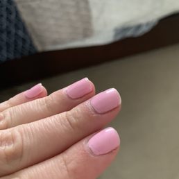 Manicure lasted only a couple of days. Smh Manicure lasted only a couple of days. Smh