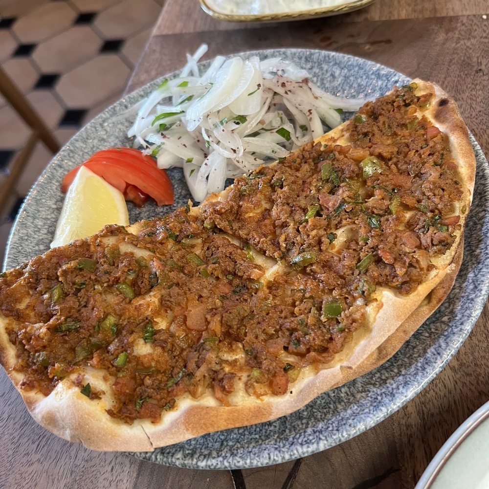 Esnaf - Pide that comes with combination kebap plate. - Turkish Near Me - San Carlos, California