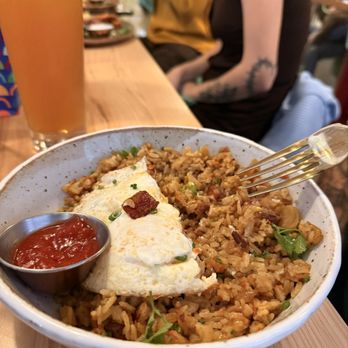 Moo Creamery - Fried rice with egg - Burgers Near Me - Bakersfield, California Moo Creamery - Fried rice with egg - Burgers Near Me - Bakersfield, California