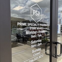 Prime Specialty Pharmacy - Pharmacy Hours