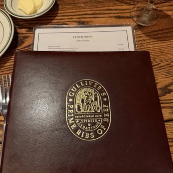 Gulliver's Restaurant - Lunch Menu - American Near Me - Irvine, California