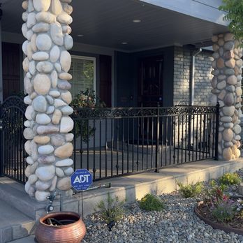 Straight Edge Painting - Front entry security gate - Painters Near Me