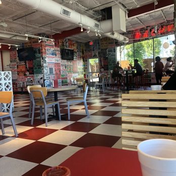 Lucky’s Hot Chicken - Inside Dining Area - Chicken Shop Near Me - Dallas, Texas Lucky’s Hot Chicken - Inside Dining Area - Chicken Shop Near Me - Dallas, Texas