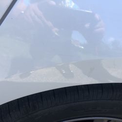 Budget Car & Truck Rental - Front dent