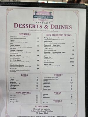 Menu photo 3 Hyderabad House Hoover, AL