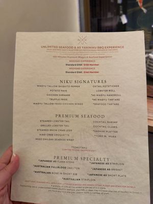 Menu photo 2 NIKU X New York, NY
