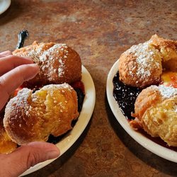 Huckleberry’s - Huge beignets! Got 2 orders thinking they were gonna be small.