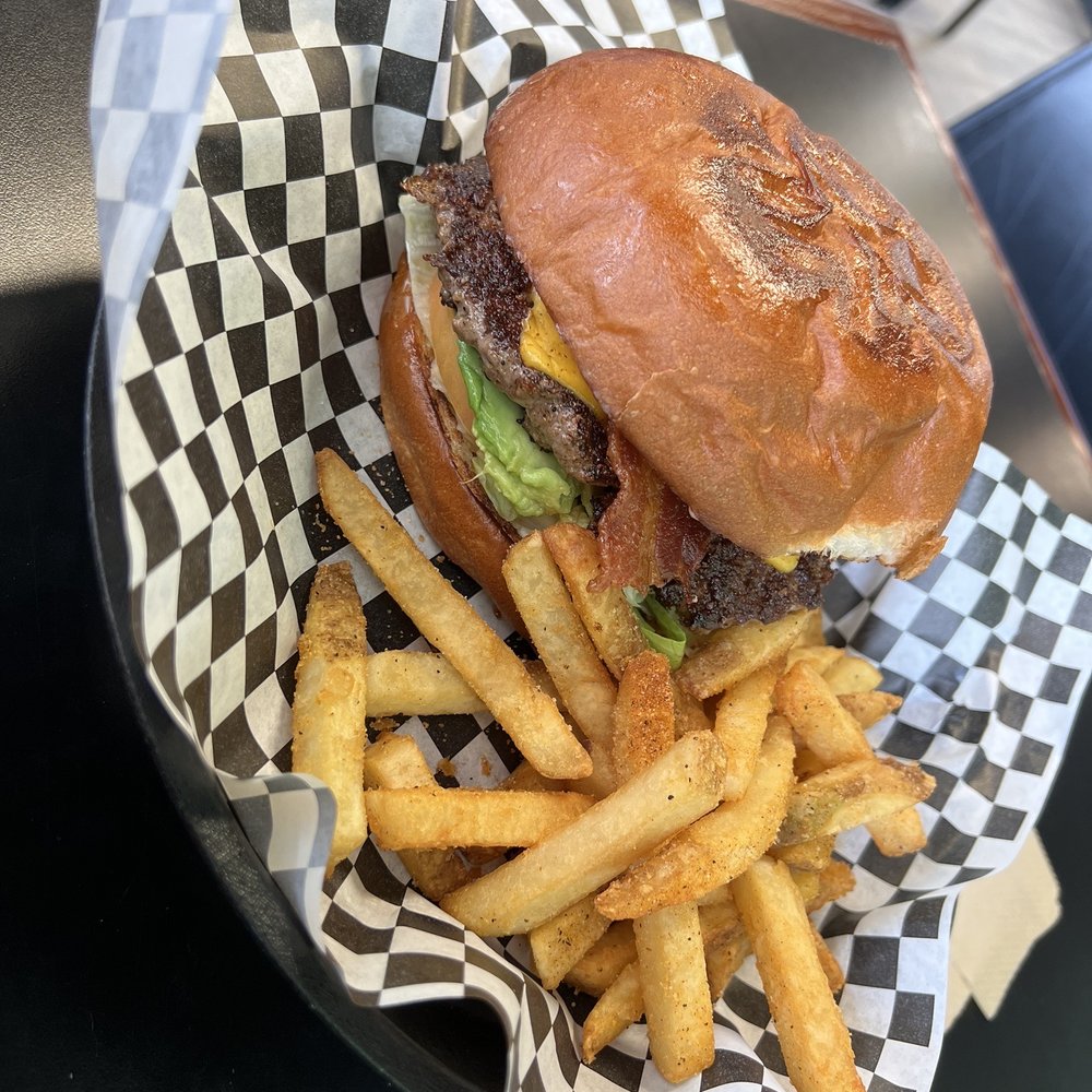 JLB Eatery - Guacamole Bacon Cheese Burger with Fries - Burgers Near Me - Tomball, Texas JLB Eatery - Guacamole Bacon Cheese Burger with Fries - Burgers Near Me - Tomball, Texas