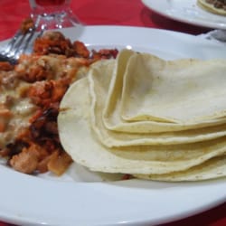 Los auténticos tacos al pastor - Gringa especial