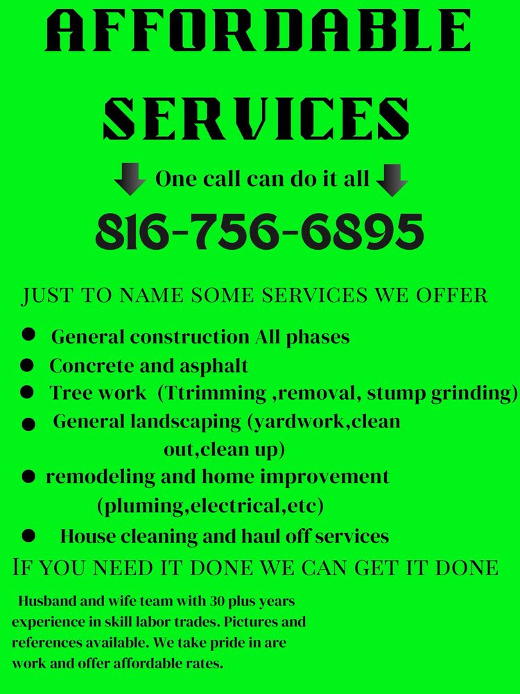 Slide of Affordable Services