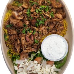 Sinbad's Grill - Chicken Gyro (Shawarma )
Served with Rice, Salad and tzatziki