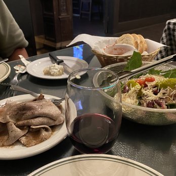 Pyrenees Cafe - Second course of pickled tongue and salad. - Basque Near Me - Bakersfield, California Pyrenees Cafe - Second course of pickled tongue and salad. - Basque Near Me - Bakersfield, California