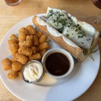 Radiator Whiskey - Brisket Dip Sandwich - New American Near Me - Seattle, Washington Radiator Whiskey - Brisket Dip Sandwich - New American Near Me - Seattle, Washington