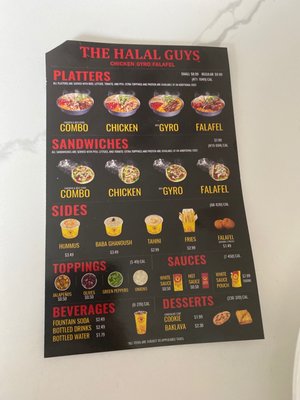 Menu photo 2 The Halal Guys Skokie, IL Menu photo 2 The Halal Guys Skokie, IL