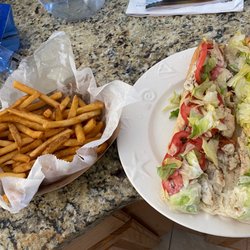 MOE’S DELI - Chicken bacon ranch sandwich & french fries