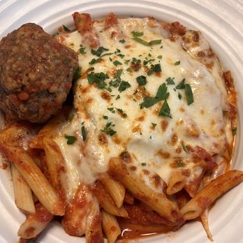 Marro's Italian Restaurant - baked penne w/ meatball - Italian Near Me - Saugatuck, Michigan