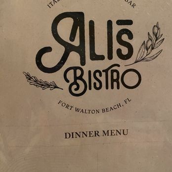 Ali's Bistro - Menu - Italian Near Me - Fort Walton Beach, Florida Ali's Bistro - Menu - Italian Near Me - Fort Walton Beach, Florida