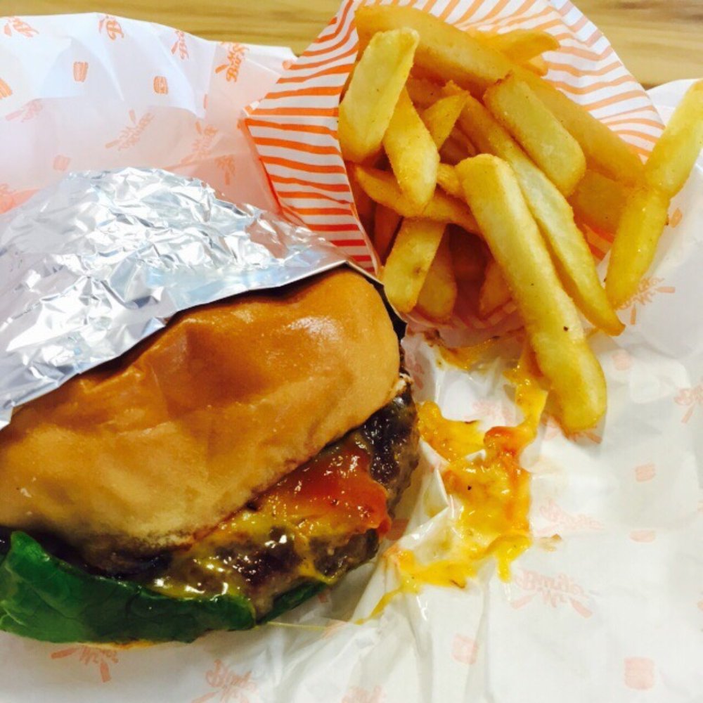 Mr Burger - The soft, almost sloppy goodness of the "Mr Burger" (w/ small chips) - $13 - Food Trucks Near Me