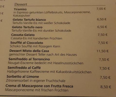 Menu photo 3 Il Cortile Hamburg, HH