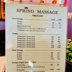Spring Massage