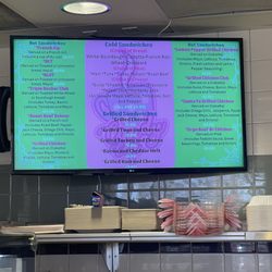 Candy Cafe - Food menu