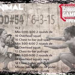 Otro ejemplo de WOD (Ejercicio del dia)
