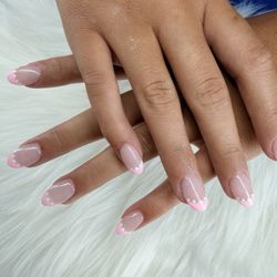 Royal Nails - Back to school nails with French tips ..!