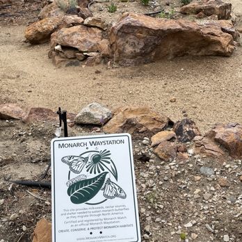 Countess Angela Dandini Gardens - Monarch waystation sign - Botanical Gardens Near Me - Reno, Nevada Countess Angela Dandini Gardens - Monarch waystation sign - Botanical Gardens Near Me - Reno, Nevada