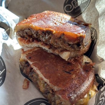 The Stand - American Classics Redefined - Short rib grilled cheese sandwich - Burgers Near Me - Long Beach, California The Stand - American Classics Redefined - Short rib grilled cheese sandwich - Burgers Near Me - Long Beach, California