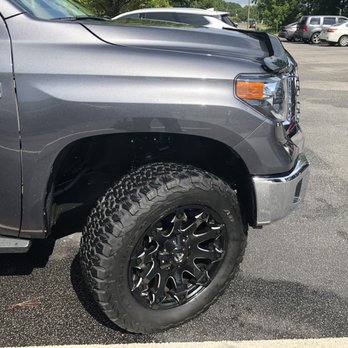 CMA's Rocky Mount Toyota - Incorrectly installed lift kit with tires rubbing by Rocky Mount Toyota. - Car Dealers Near Me - Rocky Mount, North Carolina CMA's Rocky Mount Toyota - Incorrectly installed lift kit with tires rubbing by Rocky Mount Toyota. - Car Dealers Near Me - Rocky Mount, North Carolina