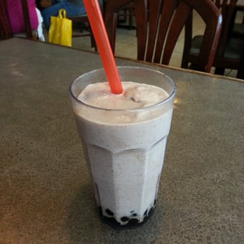 Lan Pan Asian Cafe - Waiting to be drinked redbean snow boba!!! - Pan Asian Near Me - Miami, Florida