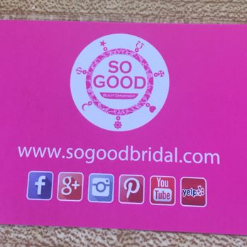 So Good Bridal - Business card - Bridal Near Me - Duluth, Georgia