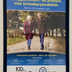 OrthoMarylandNOW - Poster