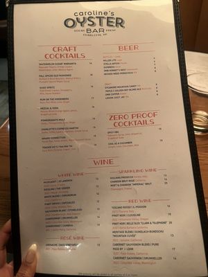 Menu photo 7 Caroline's Oyster Bar Charlotte, NC Menu photo 7 Caroline's Oyster Bar Charlotte, NC