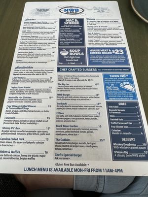 Menu photo 7 NWB Next Whiskey Bar Plainfield Plainfield, IL Menu photo 7 NWB Next Whiskey Bar Plainfield Plainfield, IL