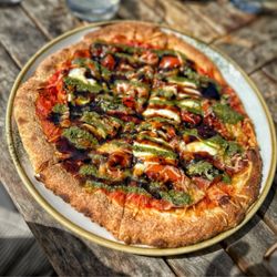 Pelican Brewing - Siletz Bay - Caprese flatbread