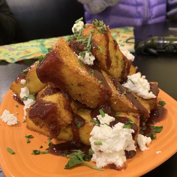 Cafe Sol - Green chili goat cheese polenta fries - New American Near Me - Grand Junction, Colorado Cafe Sol - Green chili goat cheese polenta fries - New American Near Me - Grand Junction, Colorado