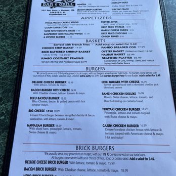 Billy's - Menu - American Near Me - Aberdeen, Washington Billy's - Menu - American Near Me - Aberdeen, Washington