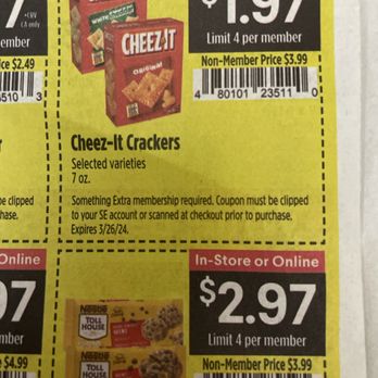 Raley's - Cheese-it $1.97 - Grocery Near Me - West Sacramento, California
