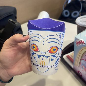 McDonald's - We did not order the meals correctly on the kiosk and one of the employees redid it so I ordered an extra Derpy tiger McFlurry! - Fast Food Near Me - Los Angeles, California
