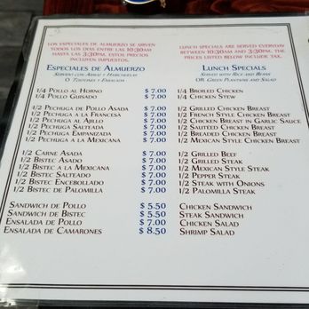 La Cabana Salvadoreña - Menu - 1 - Salvadoran Near Me - New York, New York La Cabana Salvadoreña - Menu - 1 - Salvadoran Near Me - New York, New York