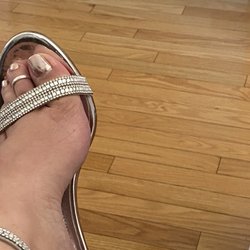 Sherry's Nails & Spa - Metallic pink shellac for toes!!